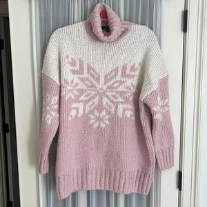 J Crew snowflake sweater